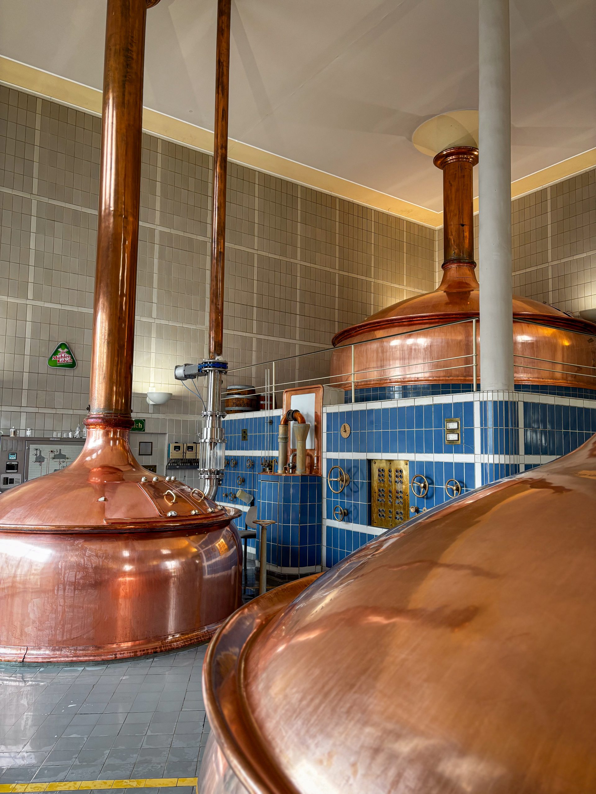 Sudhaus Innenansicht der BRAUWELT Köln in der ältesten Kölsche Brauerei der Welt